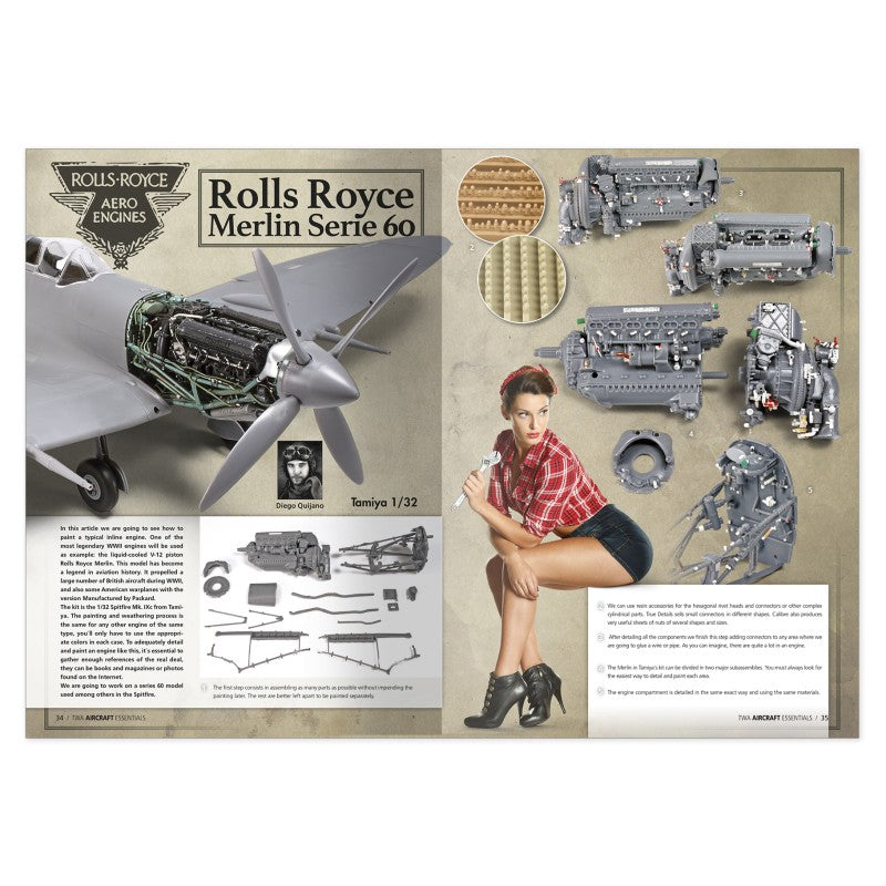 Página 34 del libro The Weathering Aircraft Essentials de AMMO referencia 6324