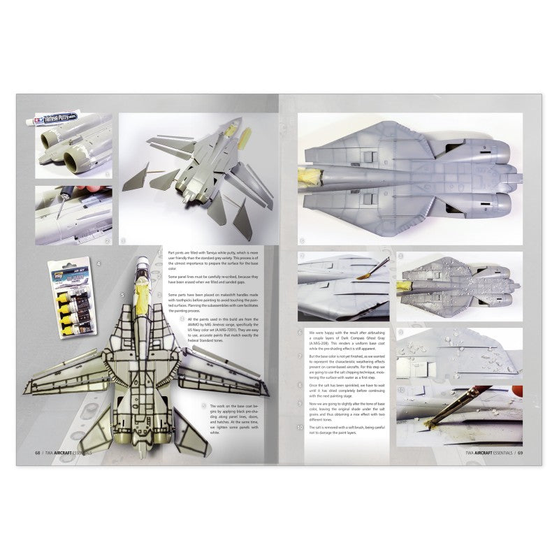 Página 68 del libro The Weathering Aircraft Essentials de AMMO referencia 6324