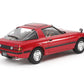 Foto con decoración roja de la maqueta del Mazda Savanna RX-7 en escala 1:24 de Tamiya referencia 24375