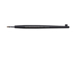 Pincel técnico plano con punta redondeada de tamaño pequeño y cerdas de resina sintética, ideal para pintar detalles. De Tamiya referencia 87224 