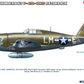 Esquema de decoración 3 de la maqueta del caza norteamericano P-47D 10RE Razorback en escala 1:48 de Miniart referencia 48030