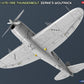 Vista inferior de la maqueta del P-47D-11RE Razorback Advanced Kit en escala 1:48 de Miniart referencia 48034