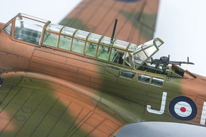Detalle cabina de la maqueta del avión británico Fairey Battle Mk.I en escala 1:48 de Trumpeter referencia 05831