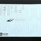 Calcas de la maqueta del bombardero de la USAF B-2A en escala 1:72 de Modelcollect referencia 72201