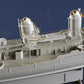 Vista de las chimeneas de la maqueta del destructor norteamericano USS Fletcher DD-445 en escala 1:200 de Trumpeter referencia 03723