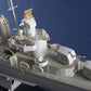Vista sección de proa de la maqueta del destructor norteamericano USS Fletcher DD-445 en escala 1:200 de Trumpeter referencia 03723