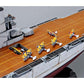 Foto detalle de la cubierta de la maqueta del portaviones USS Saratoga CV-3 en escala 1:350 de Trumpeter referencia 05607