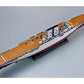 Vista lateral derecha de la maqueta del portaviones USS Saratoga CV-3 en escala 1:350 de Trumpeter referencia 05607