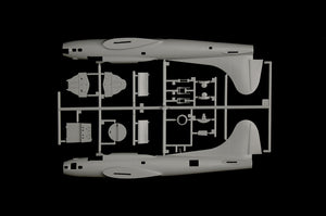 Grapa 1 de la maqueta del bombardero B-17F en escala 1:72 de Italeri referencia 1487
