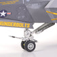 Detalle del tren de aterrizaje delantero de la maqueta del caza F-35C en escala 1:72 de Tamiya referencia 60794