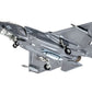 Vista inferior derecha de la maqueta del caza F-35C en escala 1:72 de Tamiya referencia 60794