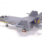 Vista trasera izquierda de la maqueta del caza F-35C en escala 1:72 de Tamiya referencia 60794
