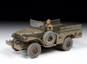 Foto de la maqueta de camión ligero norteamericano WC-52 en escala 1:35 de Zvezda referencia 3664