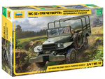 Foto de la portada de la maqueta de camión ligero norteamericano WC-52 en escala 1:35 de Zvezda referencia 3664