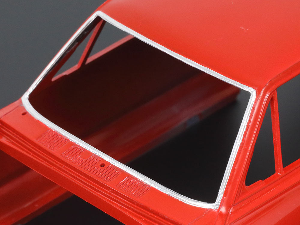 Ejemplo de cromado con el papel de aluminio de 0,01mm i de Tamiya Referencia 87226