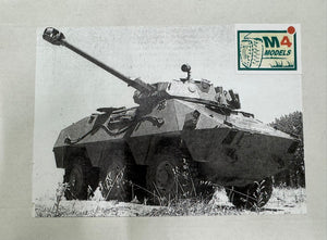 Portada de la maqueta del vehículo blindado español VEC H-90 en escala 1:35 hecho en resina por M4 Model