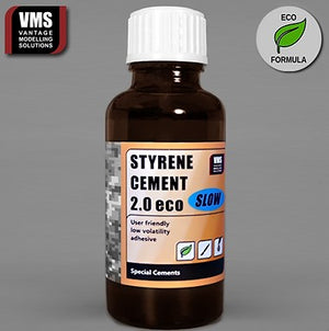 VMS Styrene Cement ECO polystyrene cement SLOW (30ml)