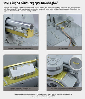VMS Flexy 5K CA PE Slow 20gr (Contact Adhesive for Photo-Etched)