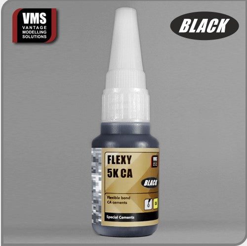 VMS Flexy 5K CA PE Black 20gr (Contact Adhesive for Photo-Etched)