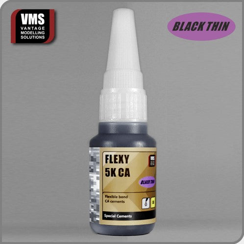 VMS Flexy 5K CA PE Black Extra Thin 20gr (Contact Adhesive for Photo-Etched)