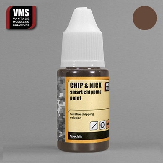 VMS Chip & Nick Smart Chipping Paint 20ml (BROWN)