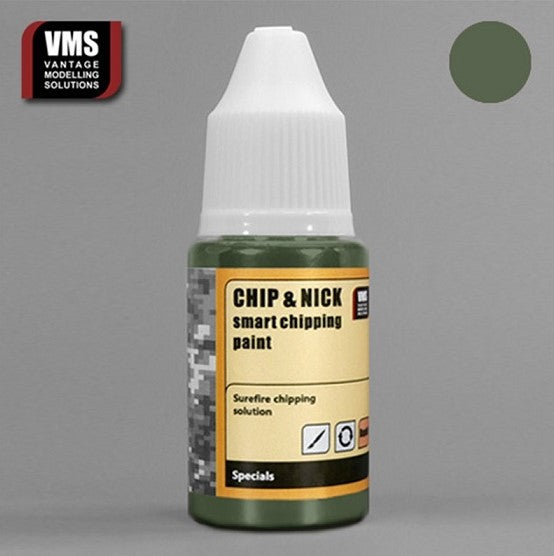 VMS Chip & Nick Smart Chipping Paint 20ml (OLIVE GREEN)