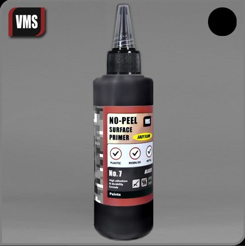 VMS No-Peel Surface Primer Nº.7 Black (100ml)