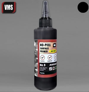Bote de 100ml de mprimador avrilíco de VMS No Peel en color negro brillante