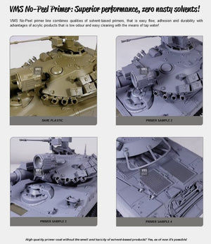 Uso del imprimador color rojo óxido No Peel de VMS referencia 05