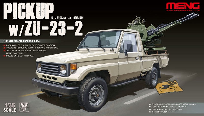 MENG (1/35) Pickup w/ZU-23-2