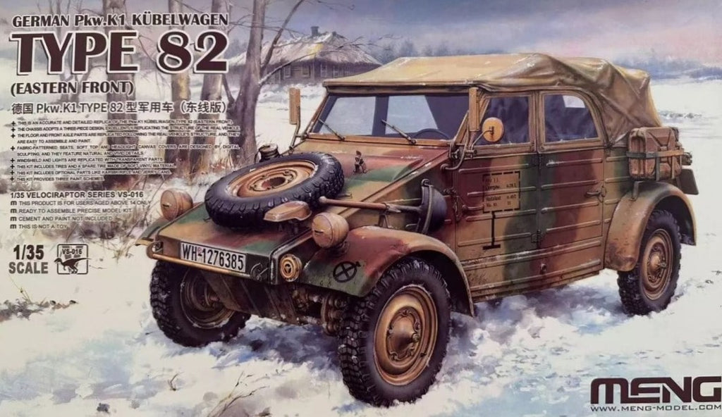 MENG (1/35) German Pkw.K1 Kübelwagen Type 82 (Eastern Front)