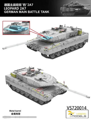 VESPID MODEL (1/72) Leopard 2A7 German Main Battle Tank