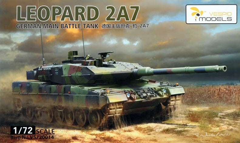 VESPID MODEL (1/72) Leopard 2A7 German Main Battle Tank
