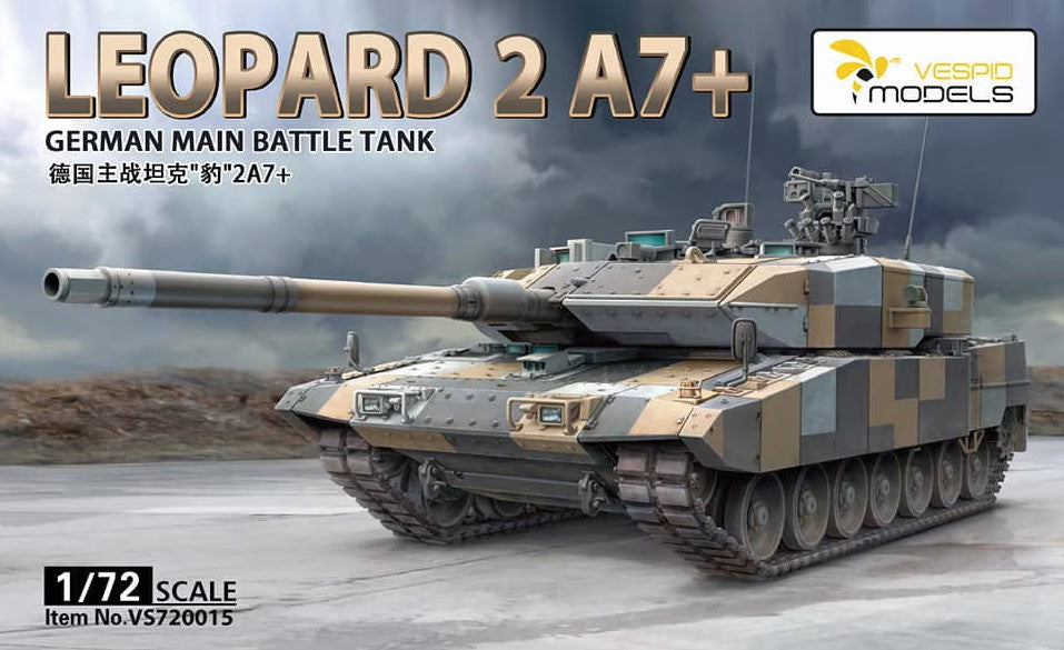 VESPID MODEL (1/72) German main battle tank Leopard 2A7+