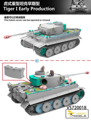 VESPID MODEL (1/72)Tiger I Early Production