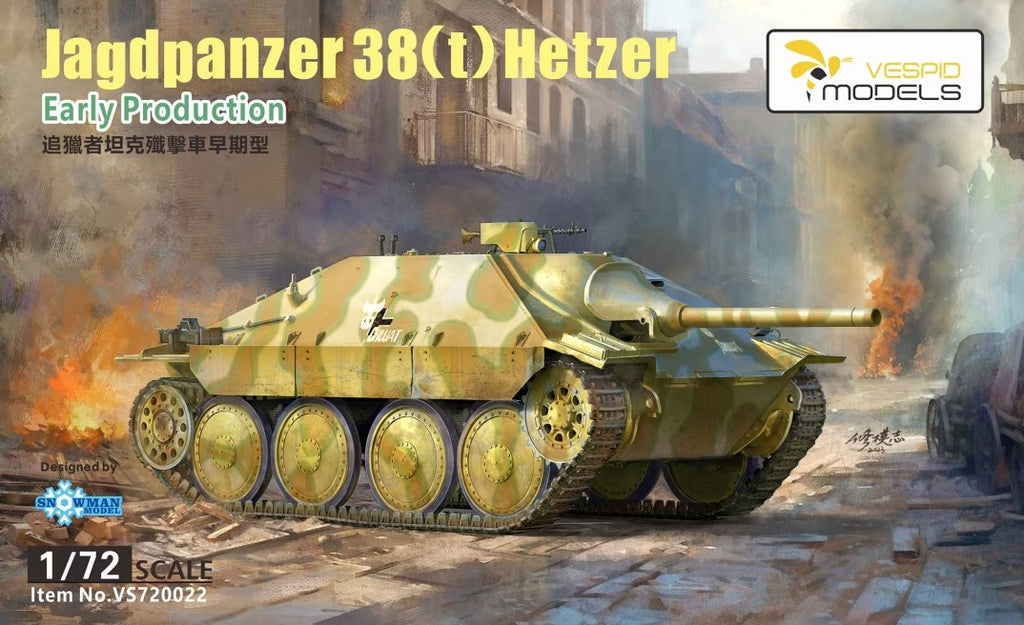 VESPID MODEL (1/72) Jagdpanzer 38(t) Hetzer Early Production