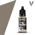 Bote de 18ml del imprimador Vallejo 70614 color gris arena israeli
