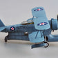 Vista lateral derecha con decoración US de la maqueta del avión de reconocimiento J2F-5 Duck de I Love Kit n 1:48 referencia 64805
