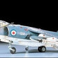 Vista lateral de la maqueta del Hawker Sea Harrier en escala 1:48 de Tamiya con referencia 61026