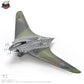 Vista lateral izquierda de la maqueta del avión alemán Horten Ho 229B en escala 1:32 de Zoukei Mura referencia SWS24 