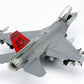 Vista trasera de la maqueta del cazabombardero F-16C Block 25/32 Fighting Falcon ANG n escala 1:48 de Tamiya con referencia 61101