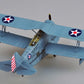 Vista posterior con decoración US de la maqueta del avión de reconocimiento J2F-5 Duck de I Love Kit n 1:48 referencia 64805