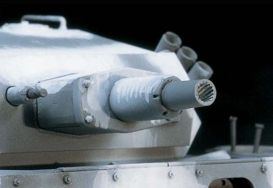 Torreta de la maqueta del tanque alemán Panzer III Ausf. N en escala 1:35 de Tamiya con referencia 35290