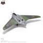 Vista trasera de la maqueta del avión alemán Horten Ho 229B en escala 1:32 de Zoukei Mura referencia SWS24