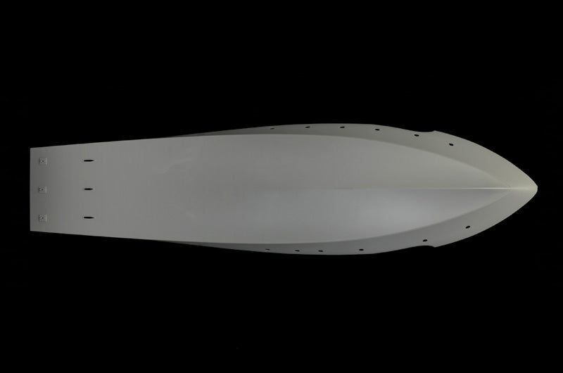 Cubierta de la maqueta de la lancha torpedera britanica Vosper 74 en escala 1:35 de Italeri referencia 5624