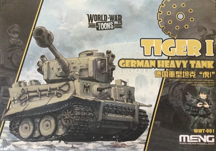 Tanque huevo del Tiger I alemán, maqueta para empezar de fácil montaje de Meng referencia WWT-001