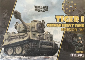 Tanque huevo del Tiger I alemán, maqueta para empezar de fácil montaje de Meng referencia WWT-001