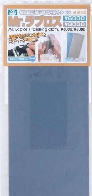 Lijas de grano 6000 y 8000 de Mr Hobby con referencia GT-62 Gunze