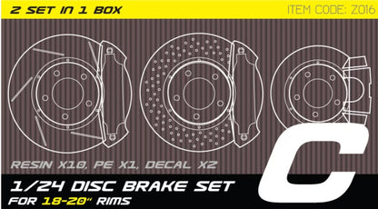 Portada del set de discos de frenos en escala 1:24 de ZoomOn referencia Z016