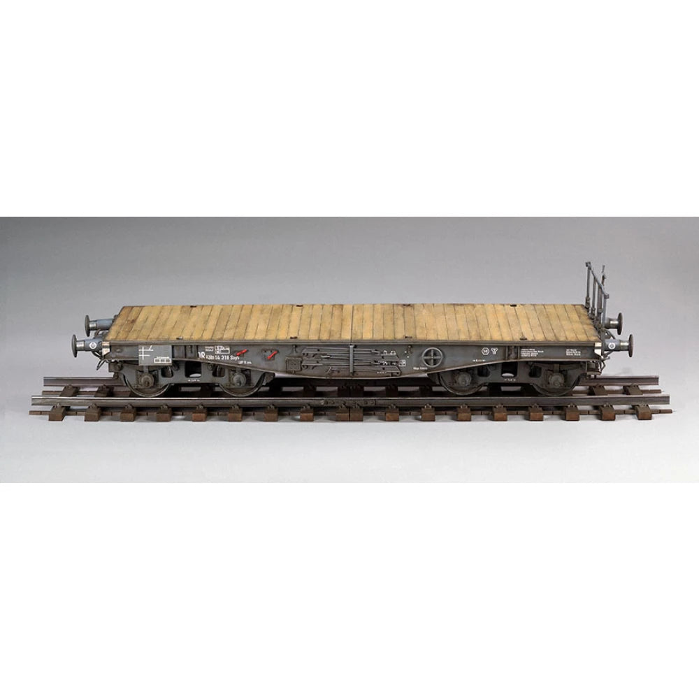 Foto vagón de carga de ferrocarril en escala 1:35 de Zimi Model referencia 35076